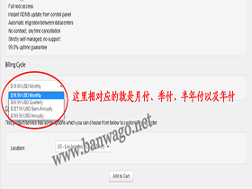 搬瓦工 VPS 套餐都是年付吗？能不能进行月付？月付价格是多少？