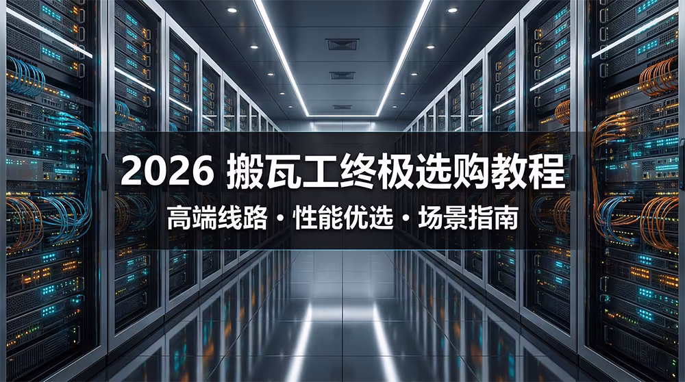 2026 搬瓦工套餐推荐与机房选择终极指南